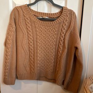 Carmel color Lauren Conrad sweater. Size Large.